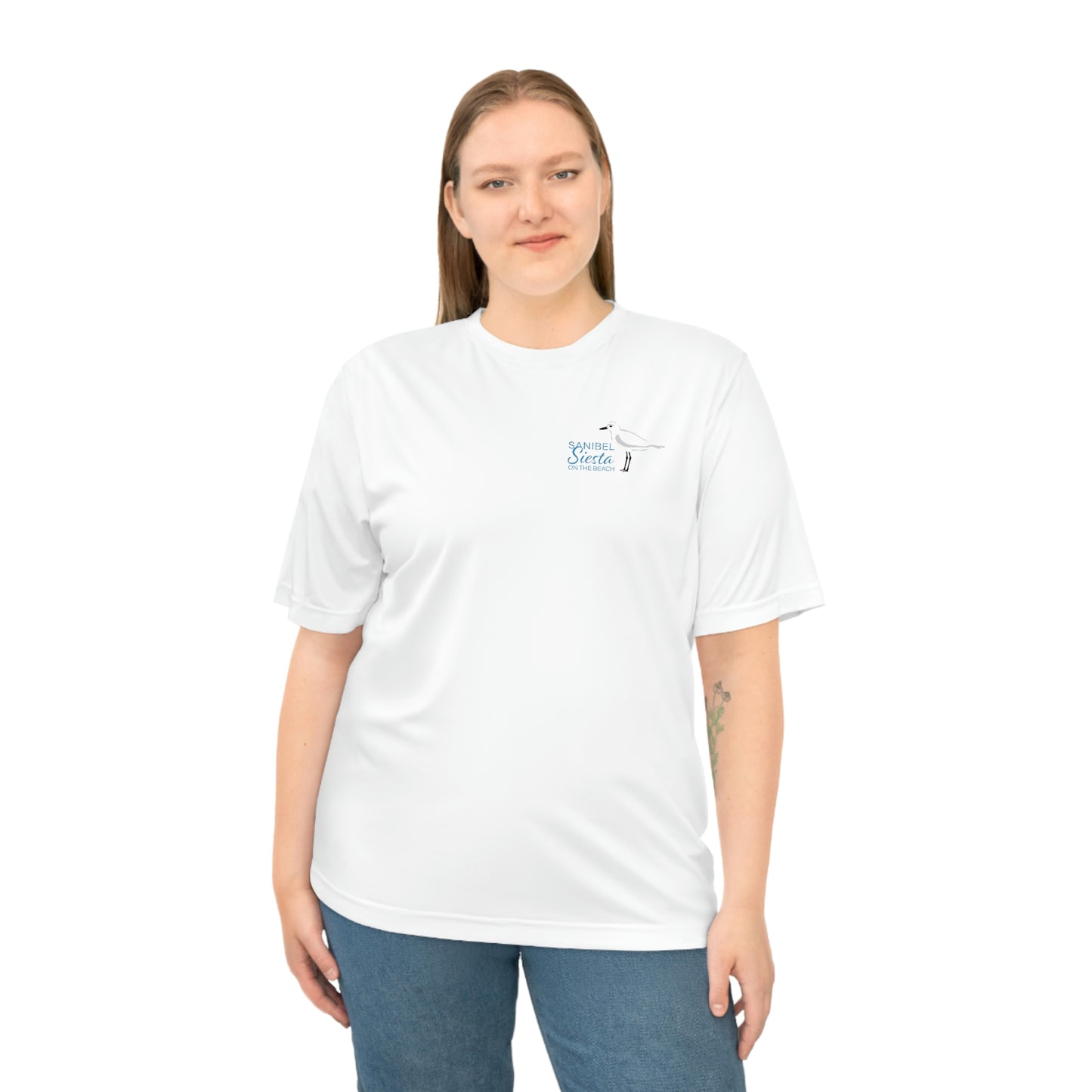 Sanibel Siesta Plover Unisex Zone Performance T-shirt + More Colors