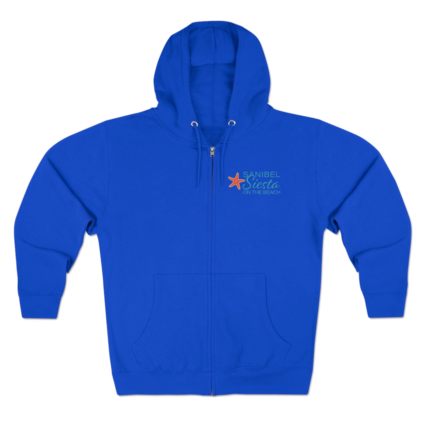 Sanibel Siesta Unisex Premium Full Zip Hoodie + More Colors