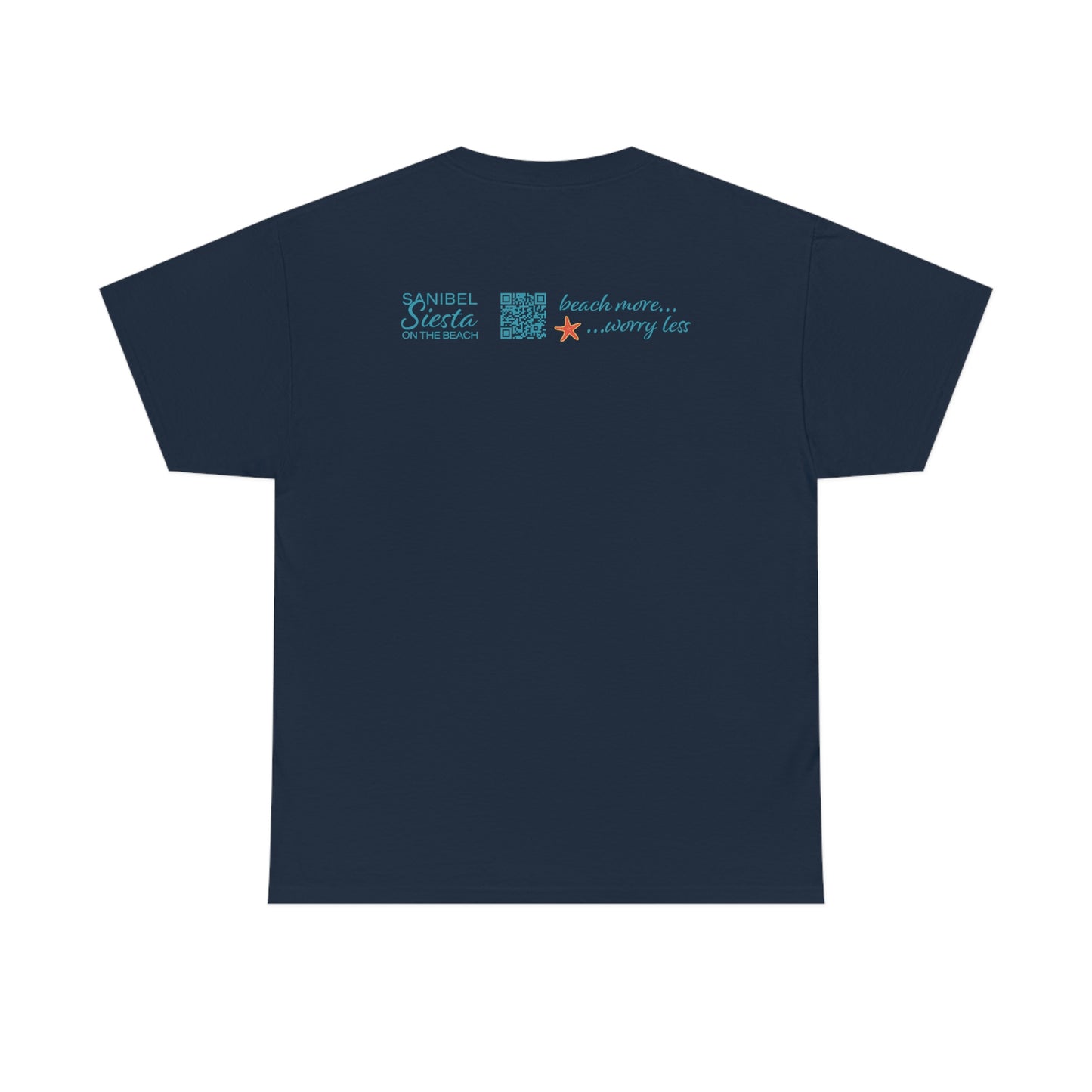 Sanibel Siesta GPS Unisex Heavy Cotton Tee + More Colors