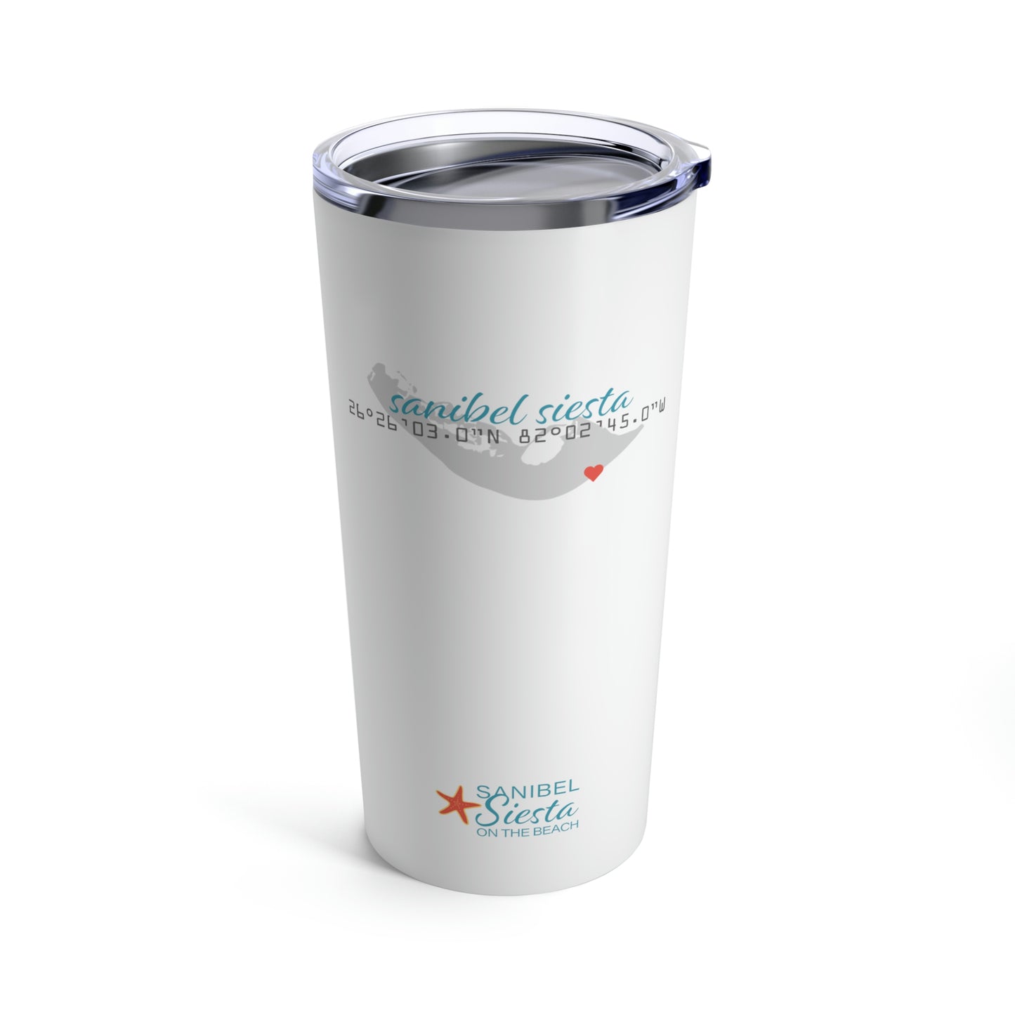 Sanibel Siesta GPS Tumbler 20oz