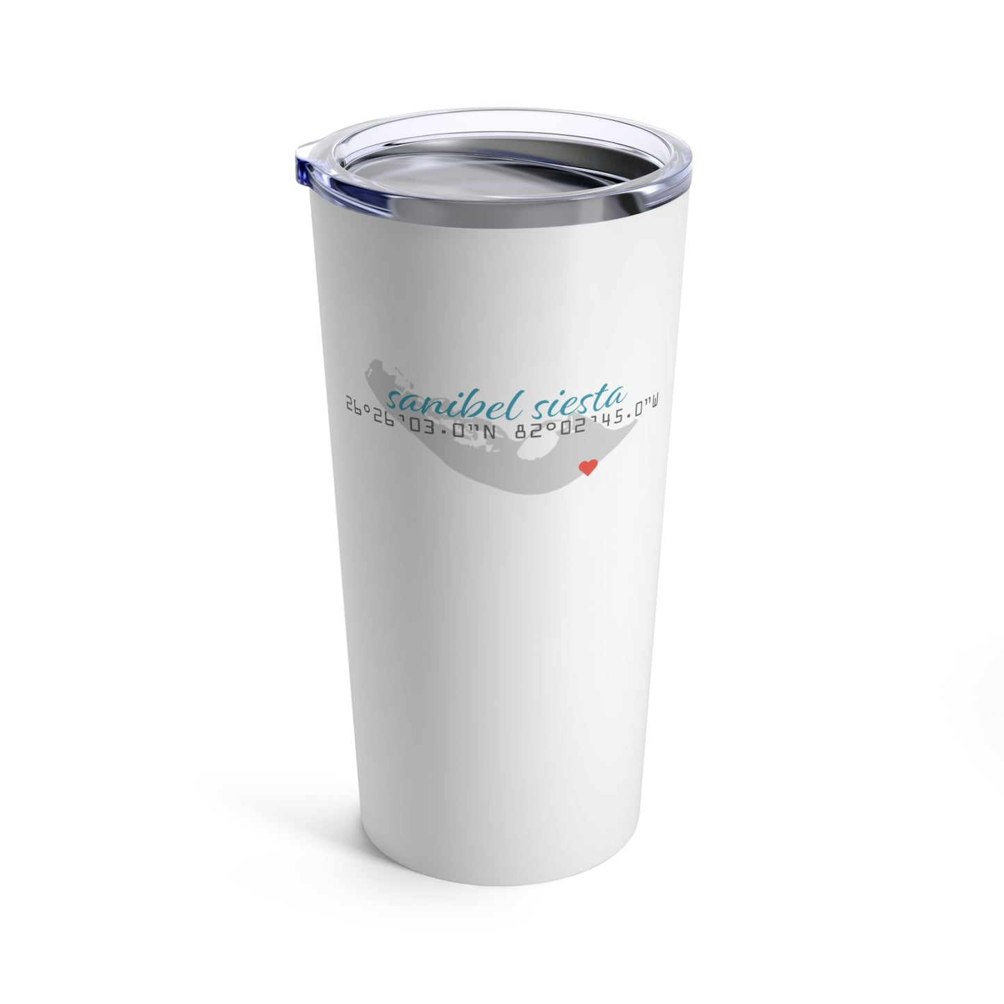 Sanibel Siesta GPS Tumbler 20oz