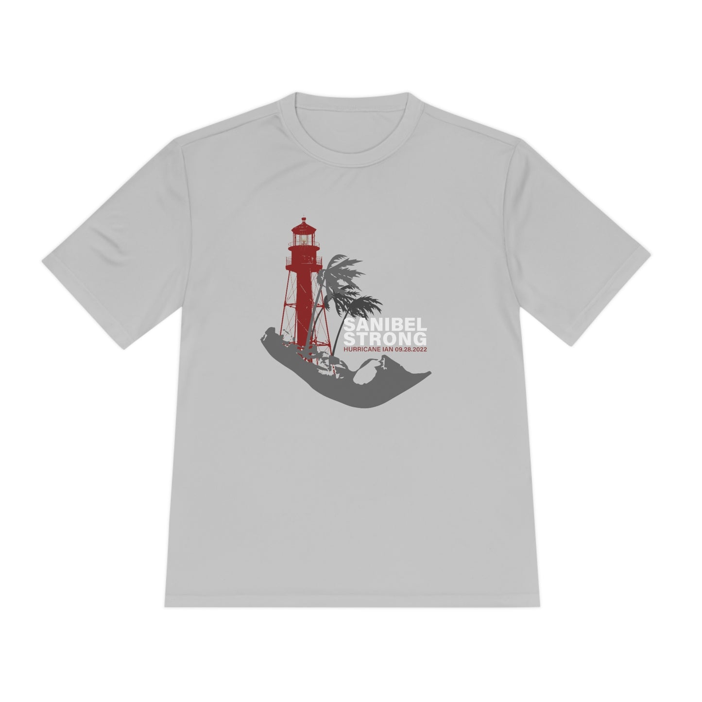 Sanibel Strong Lighthouse Unisex Moisture Wicking Tee + More Colors