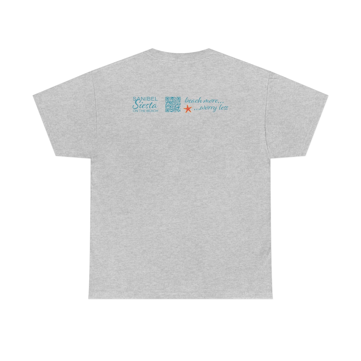 Sanibel Siesta GPS Unisex Heavy Cotton Tee + More Colors