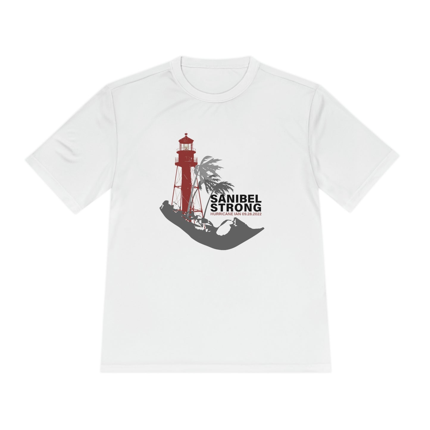 Sanibel Strong Lighthouse Unisex Moisture Wicking Tee + More Colors