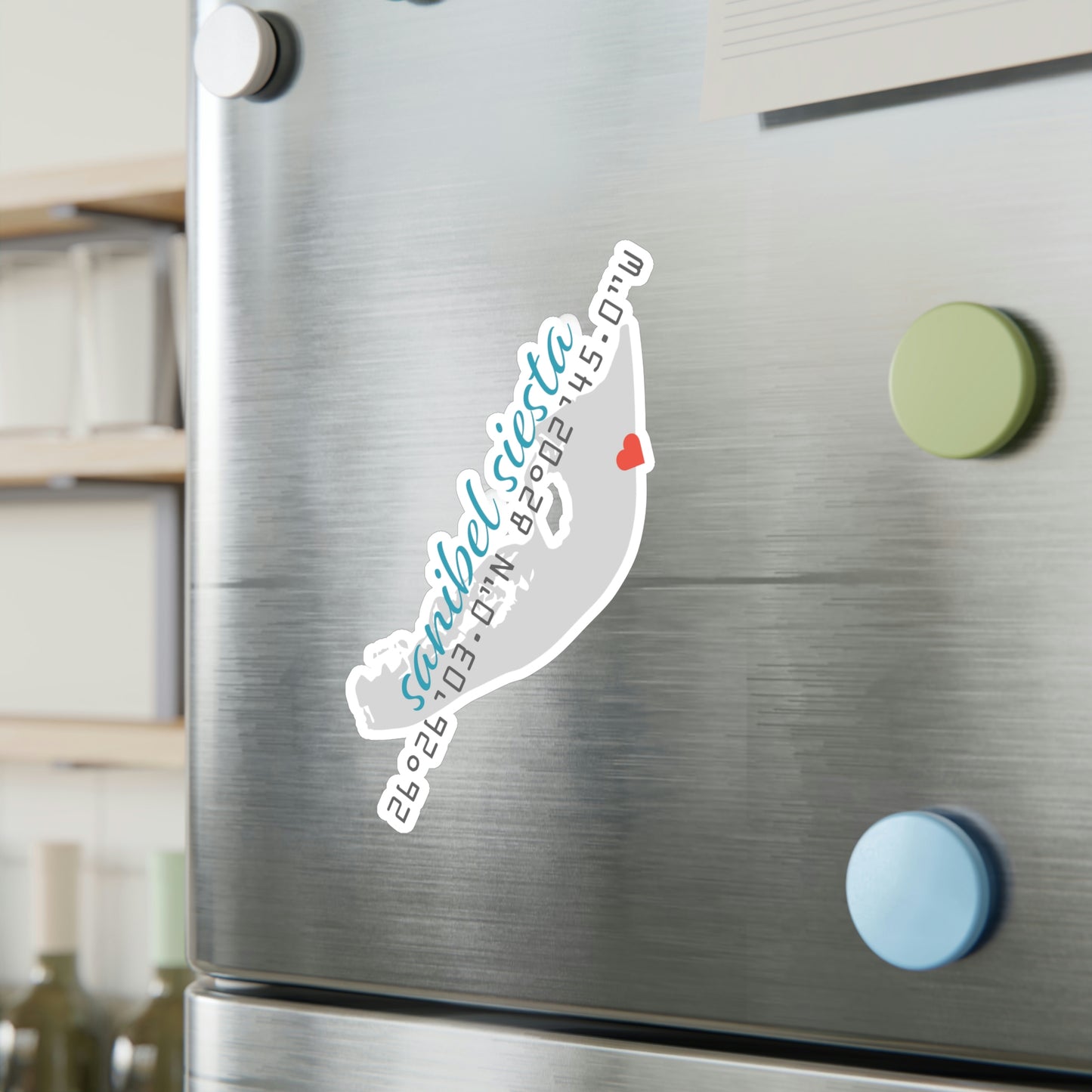 Sanibel Siesta GPS Vinyl Decals