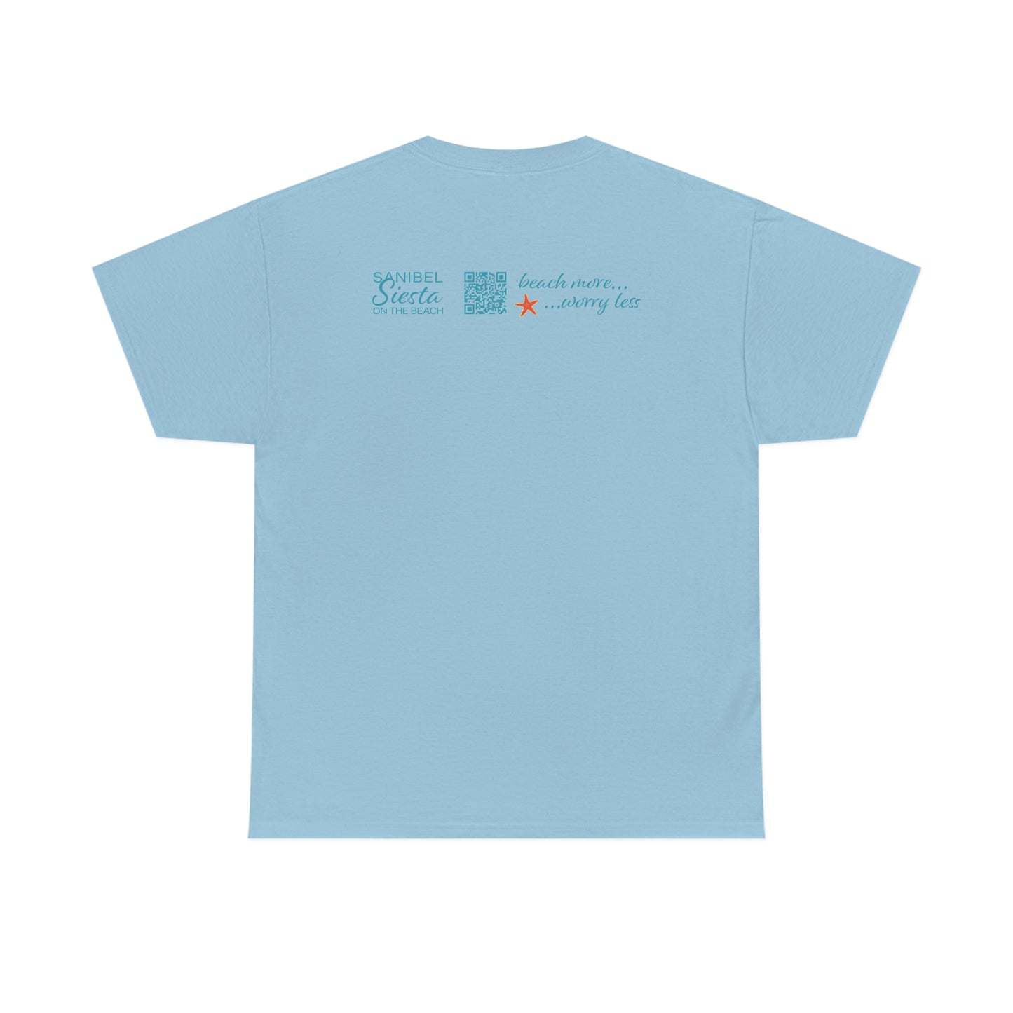 Sanibel Siesta GPS Unisex Heavy Cotton Tee + More Colors