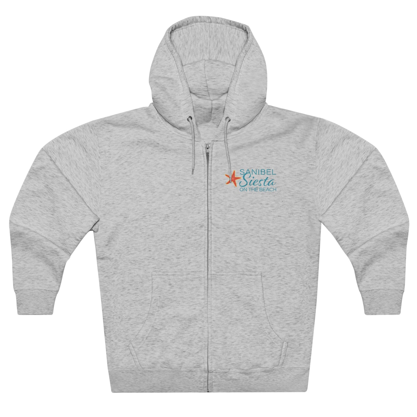Sanibel Siesta Unisex Premium Full Zip Hoodie + More Colors