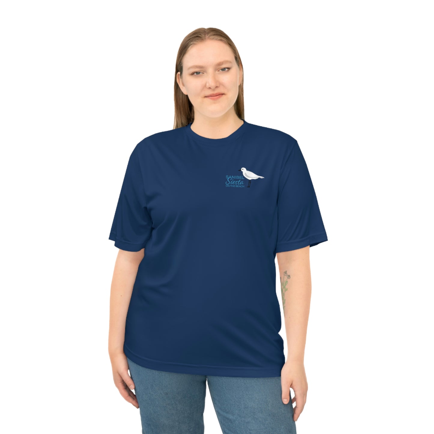 Sanibel Siesta Plover Unisex Zone Performance T-shirt + More Colors