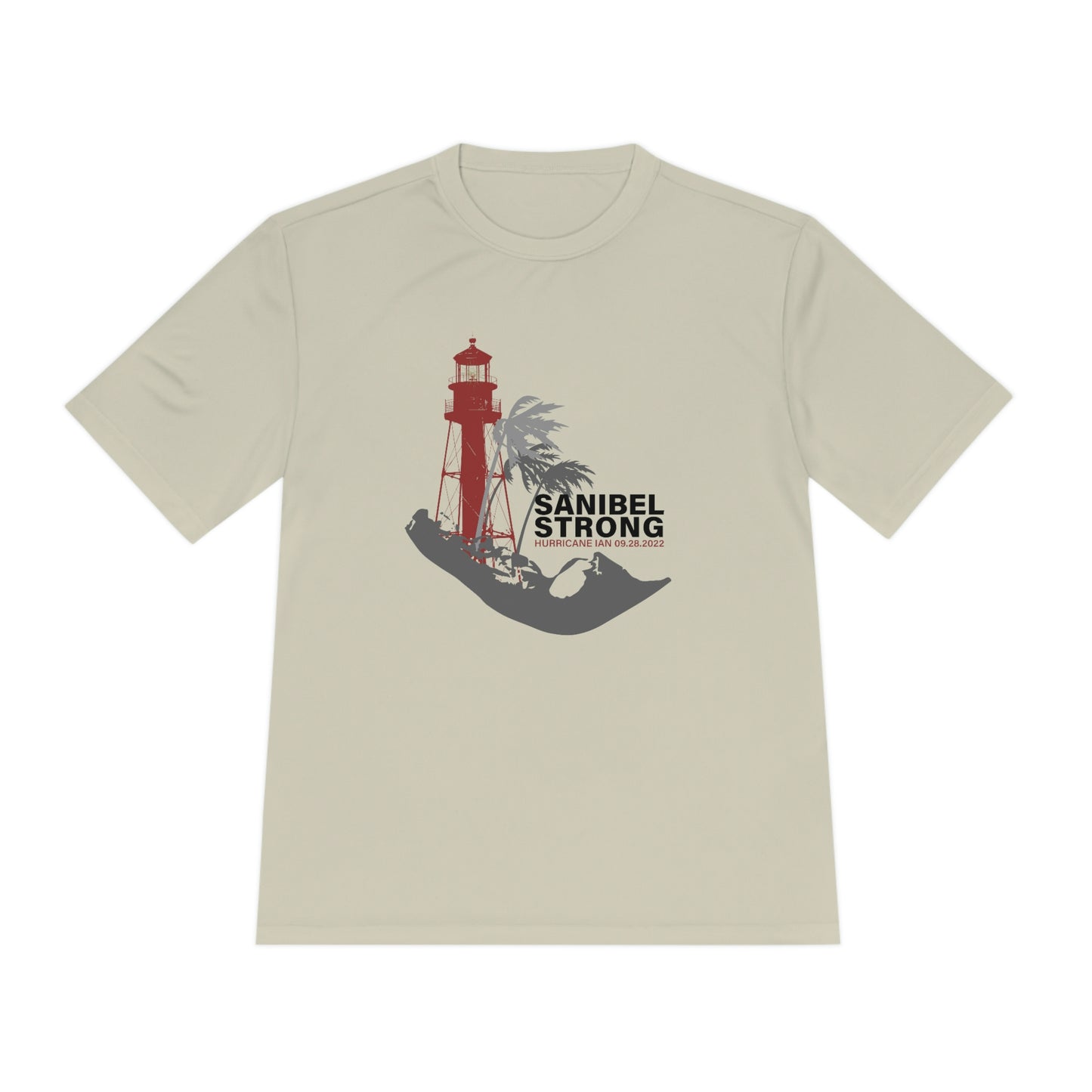 Sanibel Strong Lighthouse Unisex Moisture Wicking Tee + More Colors