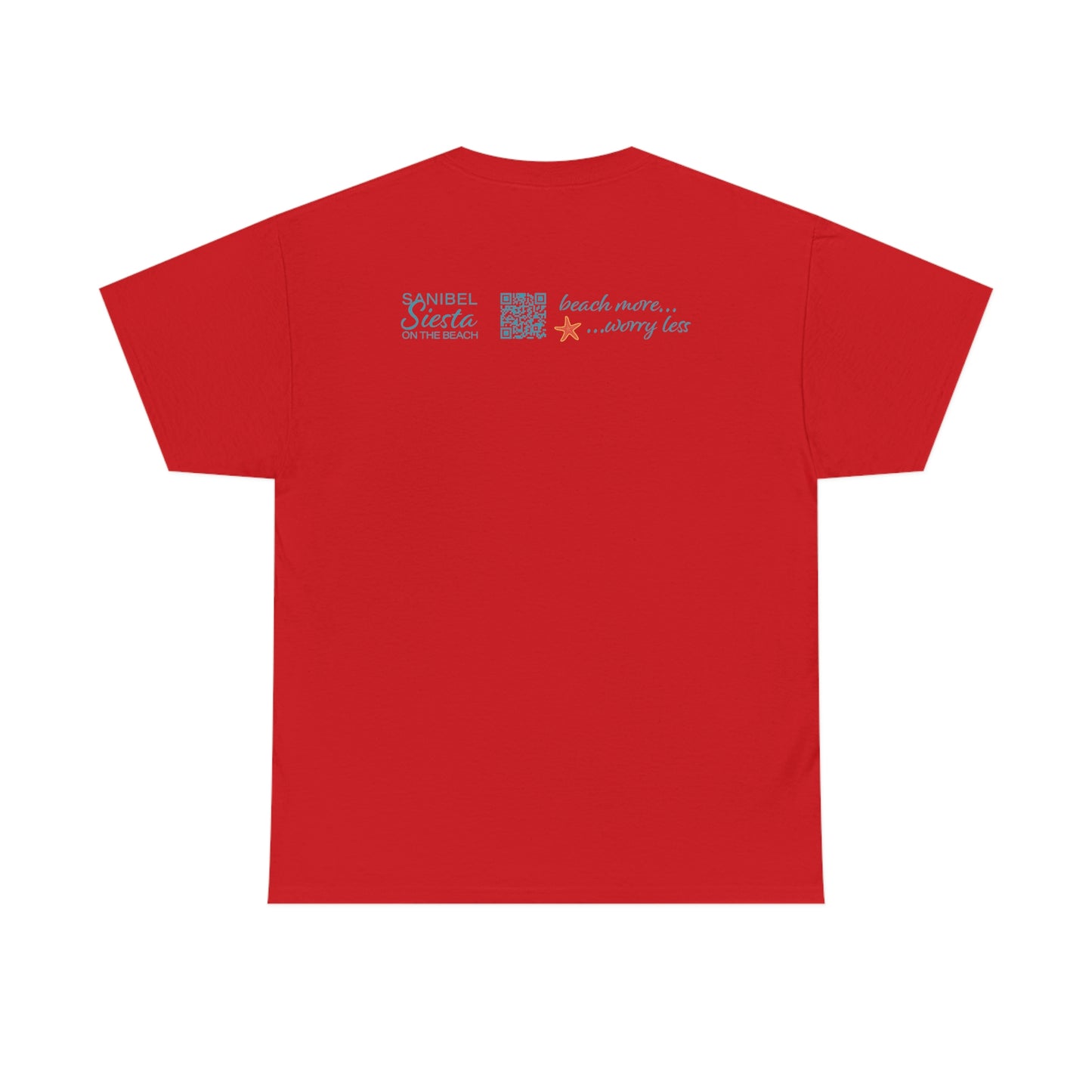Sanibel Siesta GPS Unisex Heavy Cotton Tee + More Colors