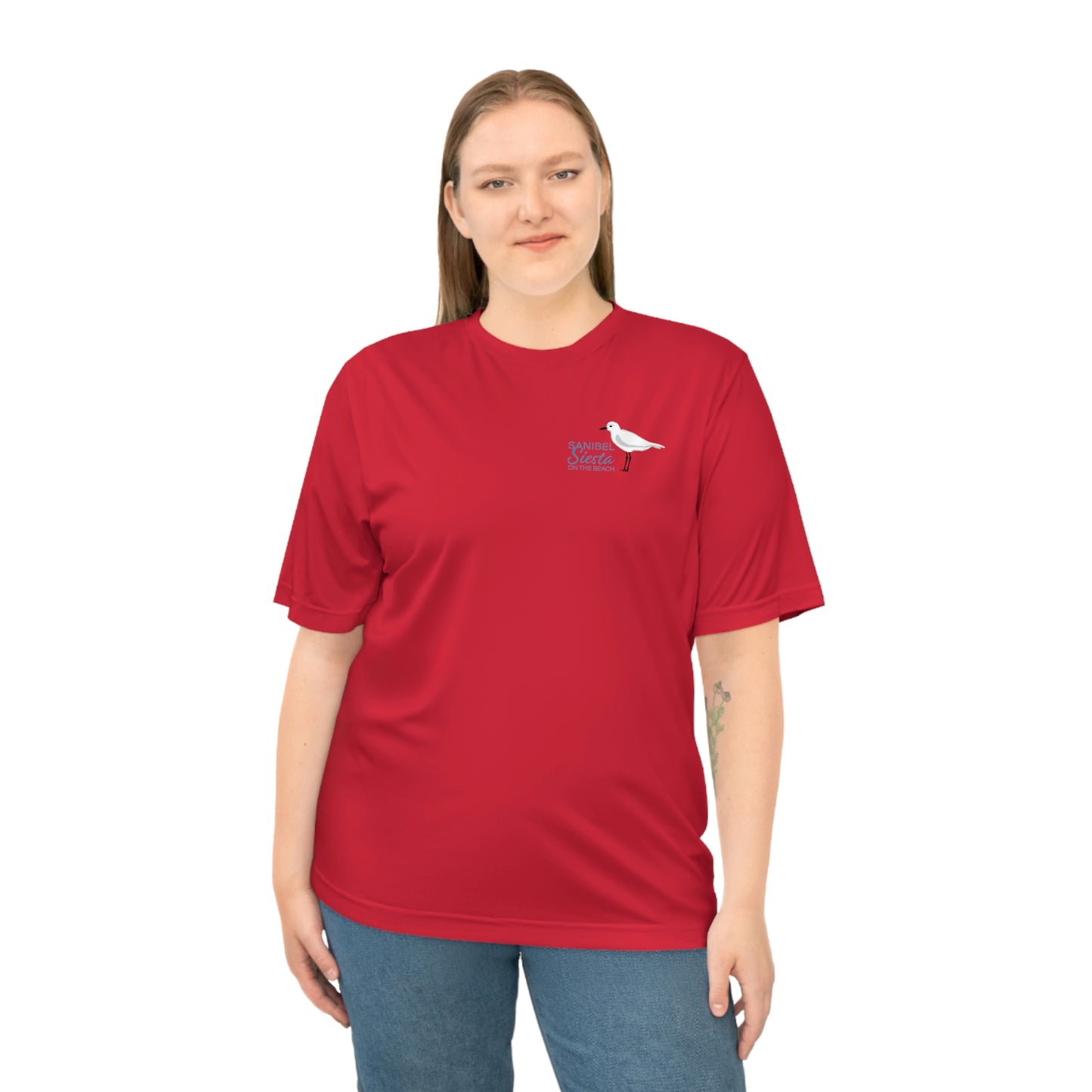 Sanibel Siesta Plover Unisex Zone Performance T-shirt + More Colors