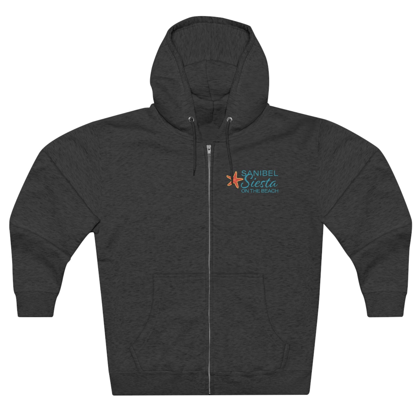 Sanibel Siesta Unisex Premium Full Zip Hoodie + More Colors