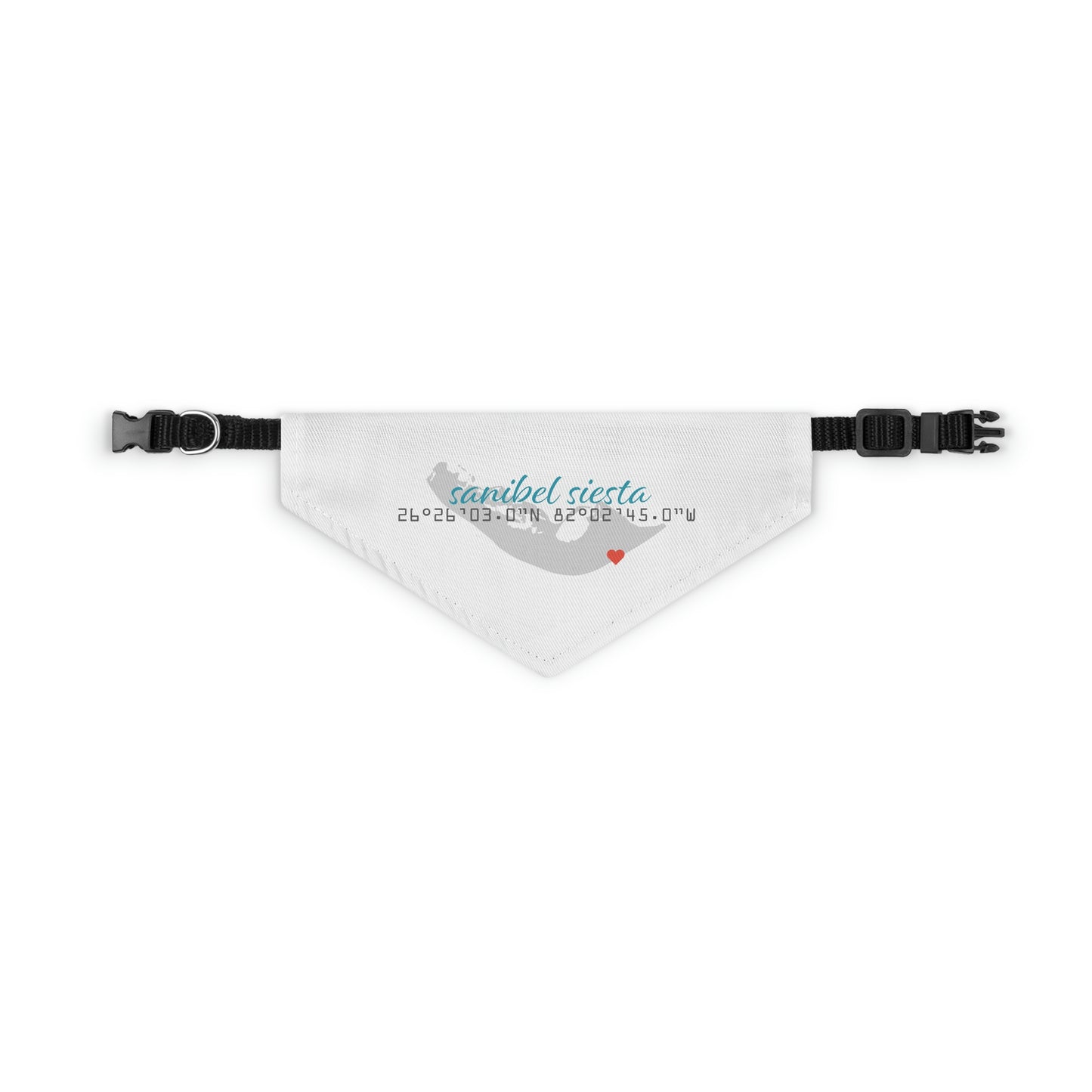 Sanibel Siesta GPS Pet Bandana Collar