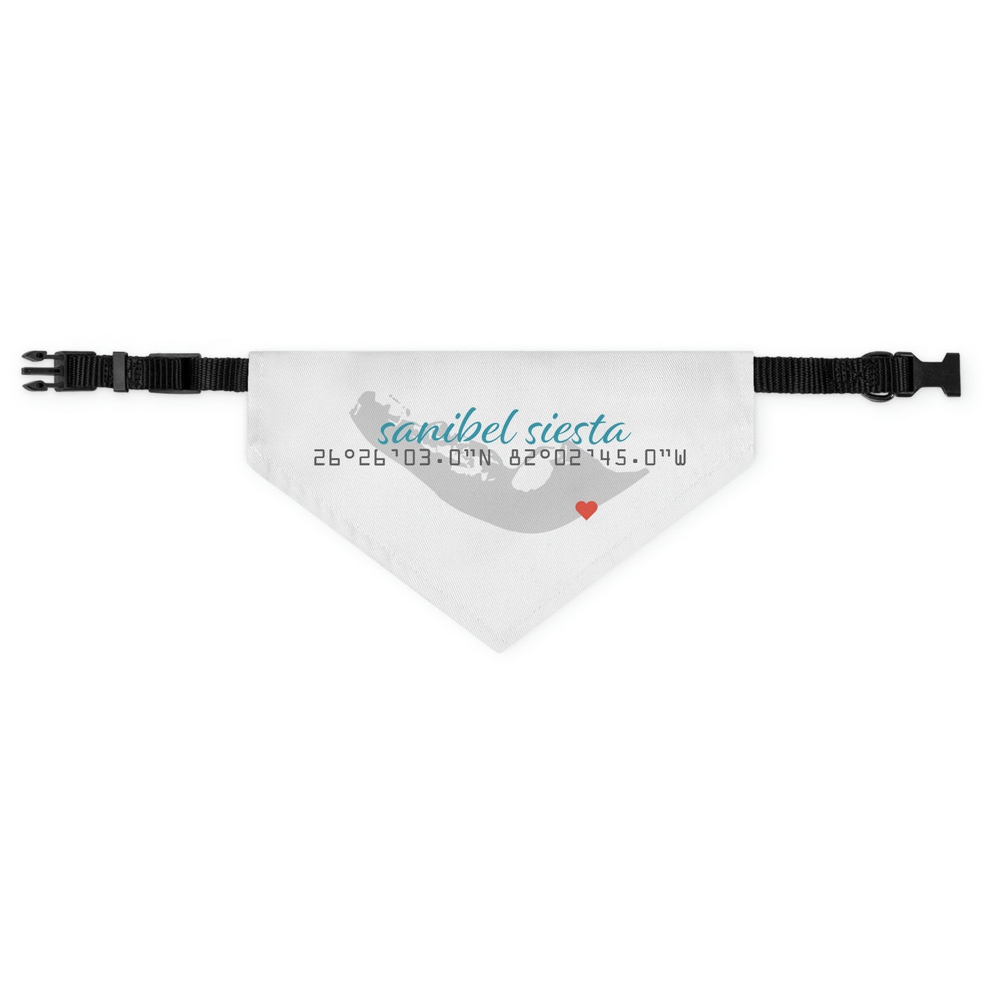 Sanibel Siesta GPS Pet Bandana Collar