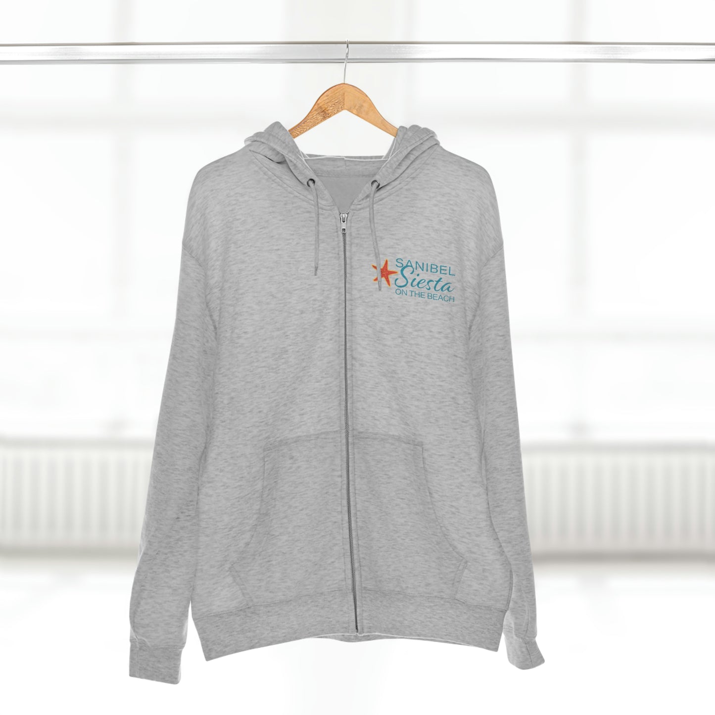 Sanibel Siesta Unisex Premium Full Zip Hoodie + More Colors