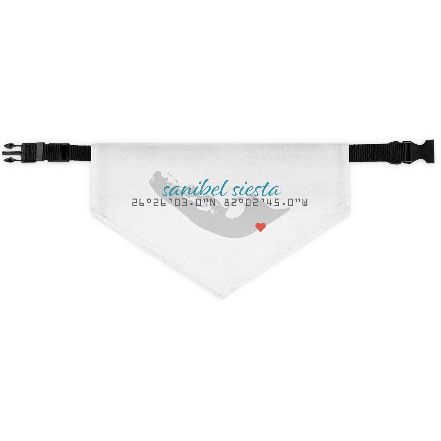 Sanibel Siesta GPS Pet Bandana Collar