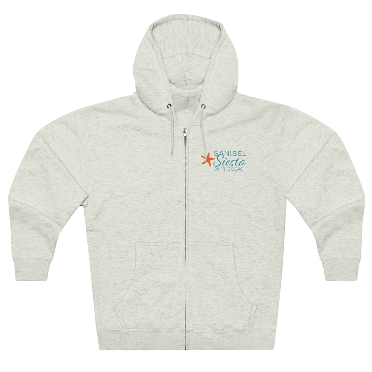 Sanibel Siesta Unisex Premium Full Zip Hoodie + More Colors