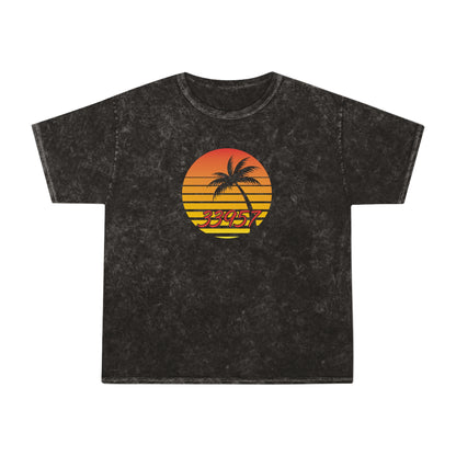 Sanibel 33957 Palm Unisex Mineral Wash T-Shirt + More Colors