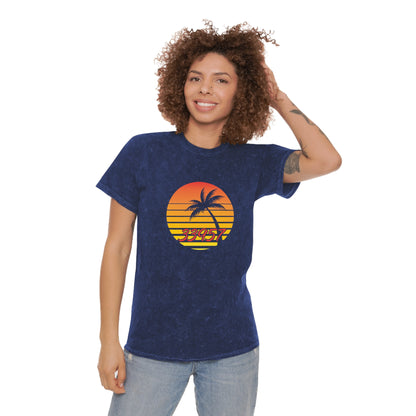 Sanibel 33957 Palm Unisex Mineral Wash T-Shirt + More Colors
