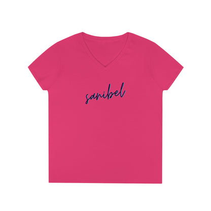 Sanibel 3D Ladies' V-Neck T-Shirt + More Colors